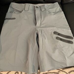 Lululemon Athletica Gray Cargo Shorts with Modern Design